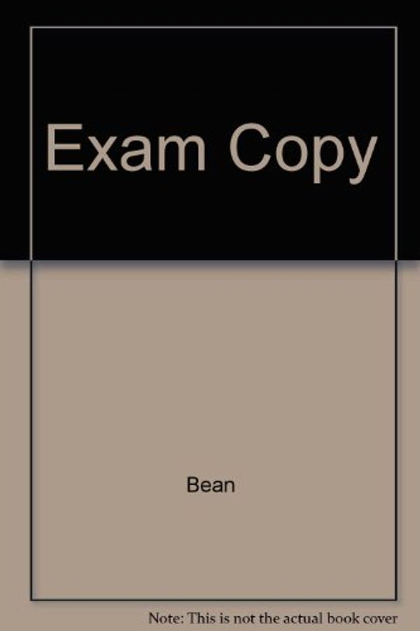 Cover Art for 9780205324668, Exam Copy by Ramage Bean