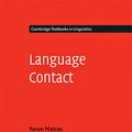 Cover Art for 9780511629761, Language Contact by Yaron Matras