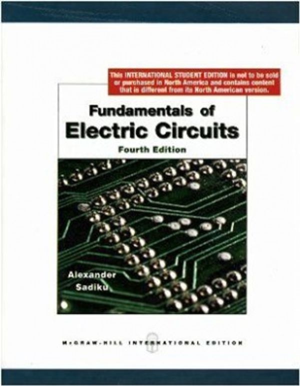 Cover Art for 9780071272384, Fundamentals of Electric Circuits by Charles Alexander