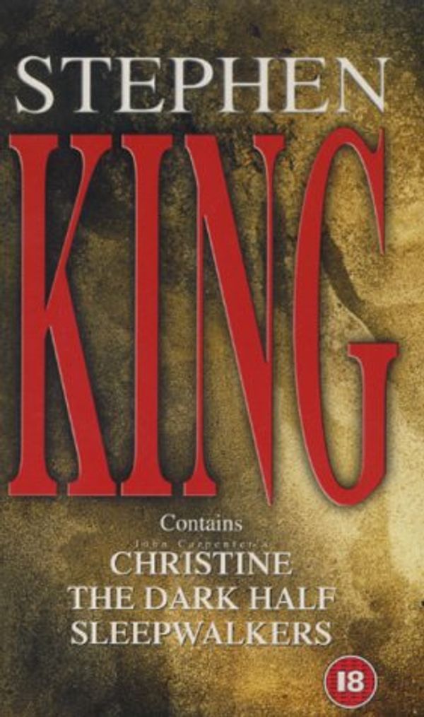 Cover Art for 5024165813218, Stephen King - Christine, The Dark Half, Sleepwalkers (3 Video set). [VHS] by Unknown
