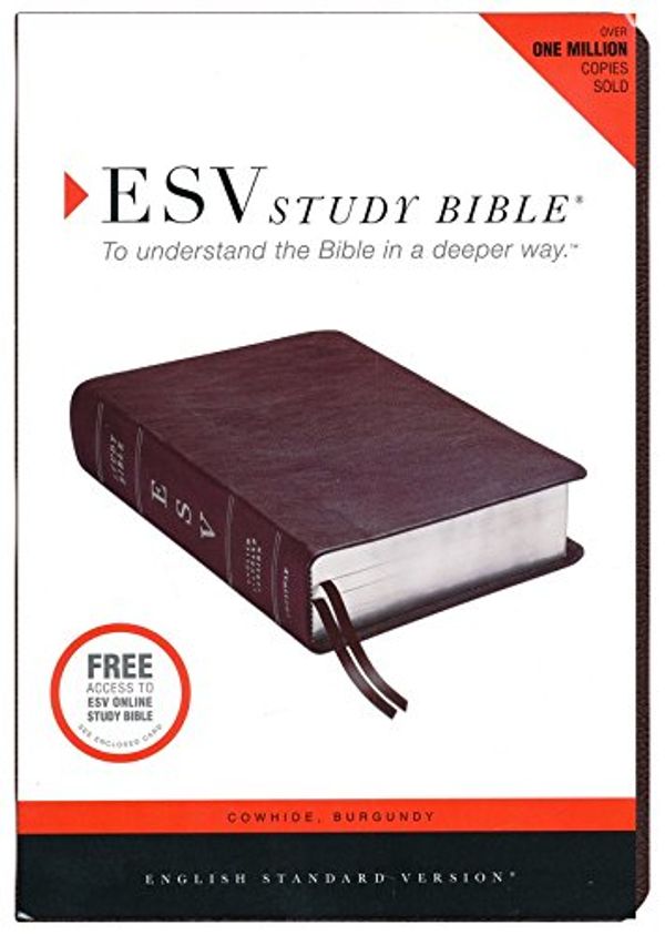 Cover Art for 9781433548086, ESV Study Bible, Premium Burgundy Cowhide Leather, By Crossway Books by Unknown