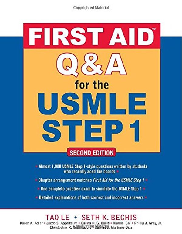 Cover Art for 9780071597944, First Aid Q&A for the USMLE Step 1 by Tao Le