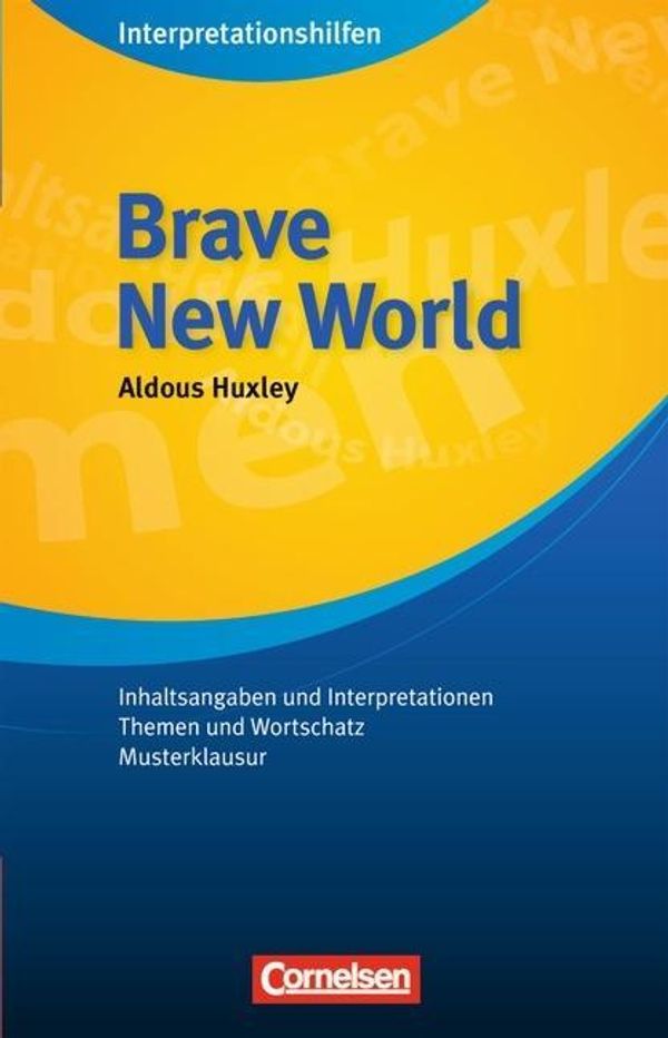 Cover Art for 9783589045365, Brave New World by Aldous Huxley