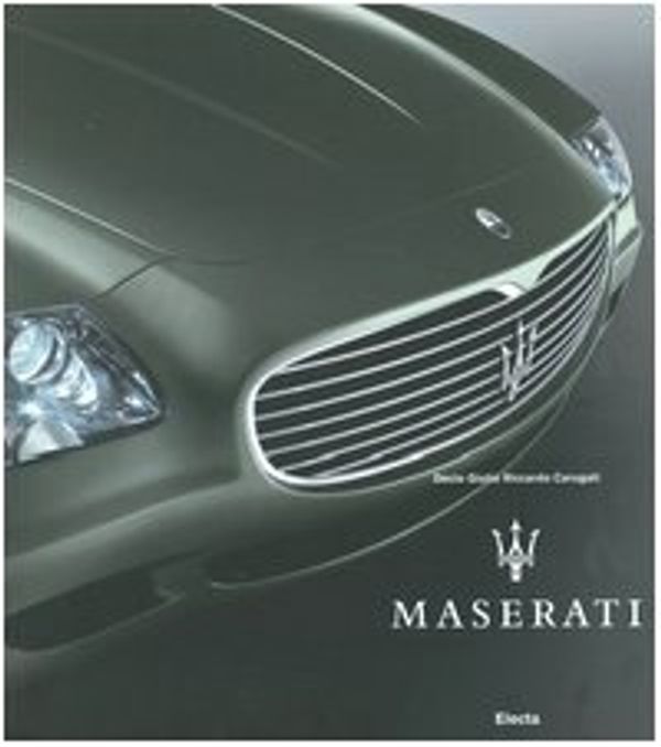 Cover Art for 9788837031299, Maserati by Beba Marsano and Rossana Bossaglia