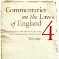 Cover Art for 9780226055459, Commentaries on the Laws of England: v. 4 by William Blackstone