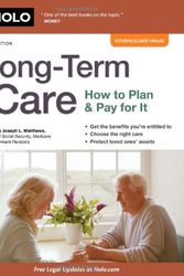 Cover Art for 9781413317510, Long-Term Care: How to Plan & Pay for It by Joseph Matthews Attorney