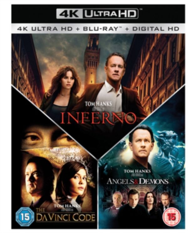 Cover Art for 5050630353194, Inferno / Angels & Demons / The Da Vinci Code Box Set 7-Disc Box Set (4K Ultra HD Blu-ray + Blu-ray) [2016] by Sony Pictures Home Ent.