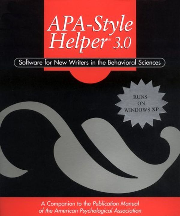Cover Art for 9781557988300, APA-style Helper 3.0: Software for New Writers in the Behavioral Sciences by American Psychological Association