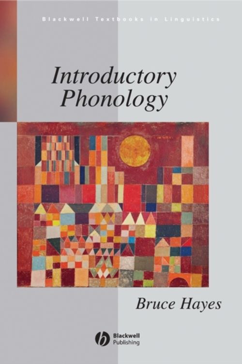 Cover Art for 9781405184113, Introductory Phonology by Bruce Hayes