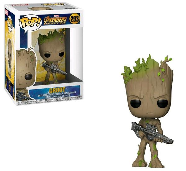 Cover Art for 0889698269049, Pop Avengers Infinity War Groot with Blaster Vinyl Figure by FUNKO