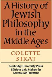 Cover Art for 9780521397278, A History of Jewish Philosophy in the Middle Ages by Colette Sirat