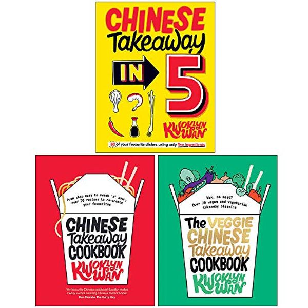 Cover Art for 9789124098292, Kwoklyn Wan Collection 3 Books Set (Chinese Takeaway in 5, Chinese Takeaway Cookbook, The Veggie Chinese Takeaway Cookbook) by Kwoklyn Wan