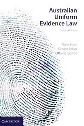 Cover Art for 9781009010726, Australian Uniform Evidence Law by Fiona Hum