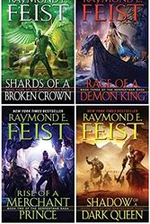 Cover Art for 9789526537245, Raymond E. Feist The Serpentwar Saga 4 Books Complete Collection Set - Shadow of a Dark Queen, Rise of a Merchant Prince, Rage of a Demon King, Shards of a Broken Crown) by Raymond E. Feist