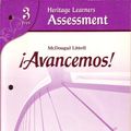 Cover Art for 9780618766369, ?Avancemos!: Heritage Learners Assessment Level 3 (Spanish Edition) by MCDOUGAL LITTEL