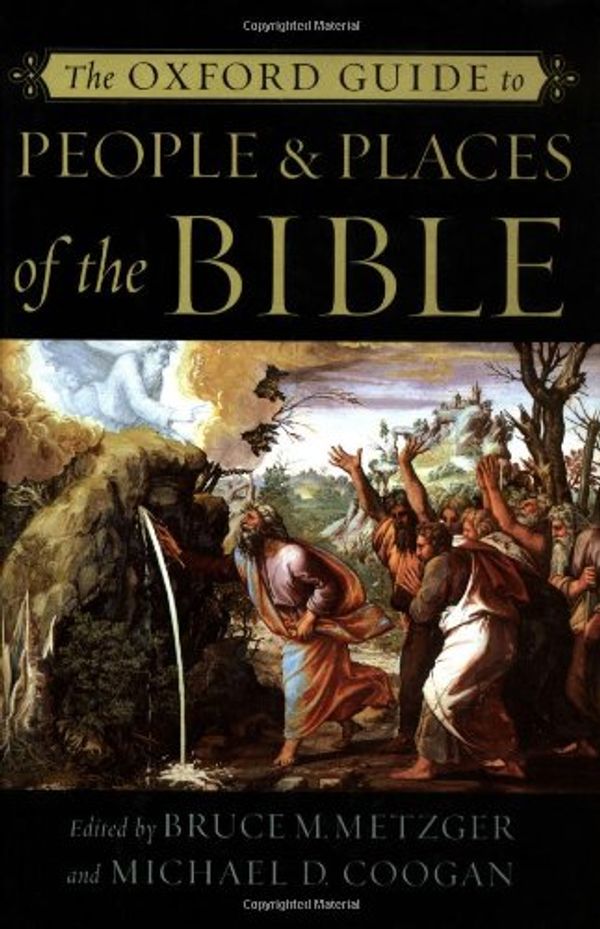Cover Art for 9780195146417, The Oxford Guide to People & Places of the Bible by Bruce Metzger