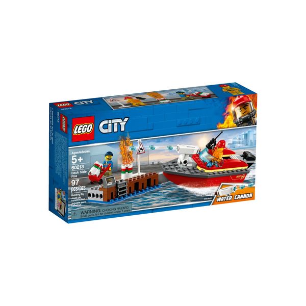 Cover Art for 5702016369250, Dock Side Fire Set 60213 by LEGO