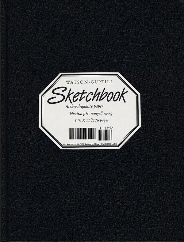 Cover Art for 9780823057122, Large Sketchbook (Lizard, Black) by Watson Guptill