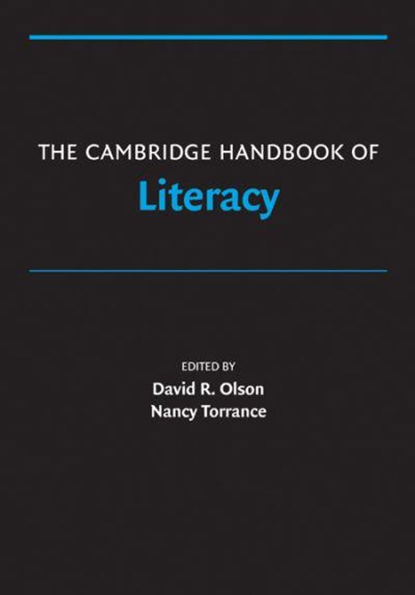 Cover Art for 9780521862202, The Cambridge Handbook of Literacy by David R. Olson, Nancy Torrance