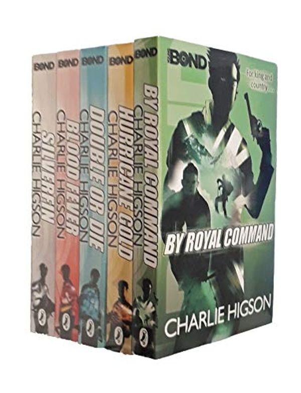 Cover Art for 9780241364857, Young Bond Series Collection Charlie Higson 5 Books Set (SilverFin, Blood Fever, By Royal Command, Hurricane Gold, Double or Die) by Charlie Higson