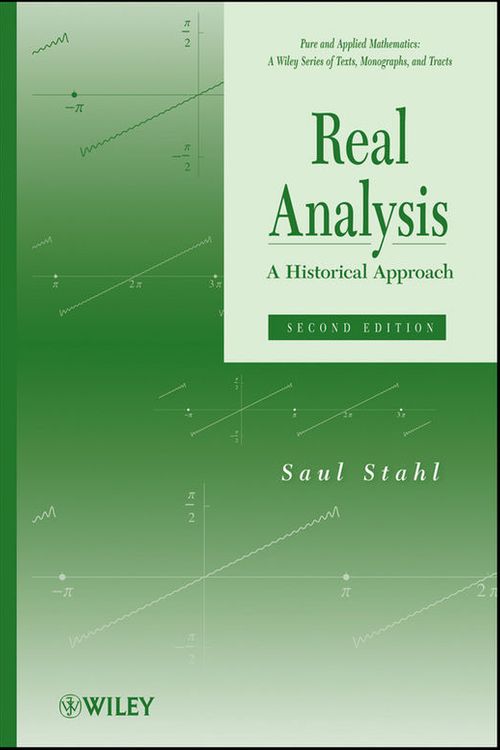 Cover Art for 9780470878903, Real Analysis by Saul Stahl