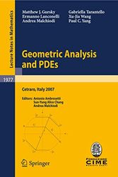 Cover Art for 9783642016738, Geometric Analysis and PDEs by Gursky, Matthew J.