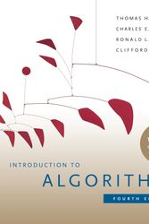 Cover Art for 9780262046305, Introduction to Algorithms, fourth edition by Thomas H. Cormen, Charles E. Leiserson, Ronald L. Rivest, Clifford Stein