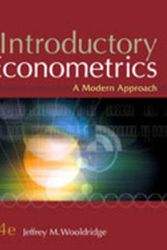 Cover Art for 9780324581621, Introductory Econometrics by Jeffrey Wooldridge
