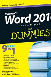 Cover Art for 9780470487662, Word 2010 All-in-One For Dummies by Doug Lowe
