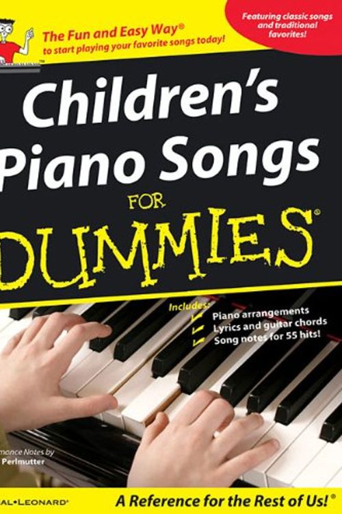 Cover Art for 9781423473886, Children's Piano Songs for Dummies by Adam Perlmutter