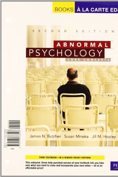Cover Art for 9780205805327, Abnormal Psychology by James N. Butcher et al