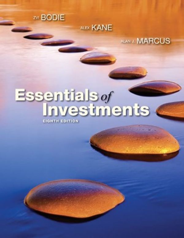 Cover Art for 9780073382401, Essentials of Investments by Zvi Bodie, Alex Kane, Alan Marcus
