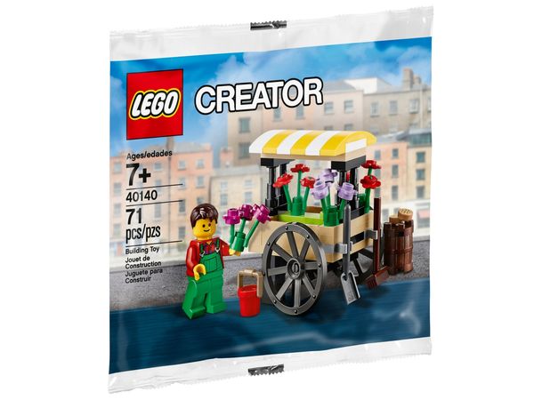 Cover Art for 5702015355483, Flower Cart Set 40140 by LEGO