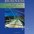 Cover Art for 9780324655544, Business: Its Legal, Ethical, and Global Environment by Marianne Moody Jennings