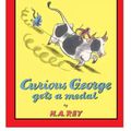 Cover Art for 9780618737635, Curious George Gets a Medal Book & CD by H. A. Rey