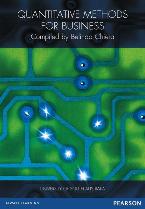 Cover Art for 9781486011667, Quantitative Methods for Business by Belinda Chiera