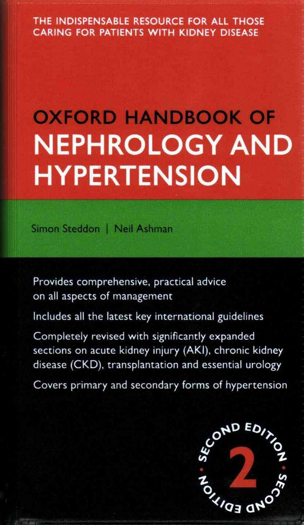 Cover Art for 9780199651610, Oxford Handbook of Nephrology and Hypertension by Simon Steddon