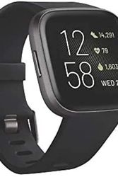 Cover Art for 0811138036690, Fitbit Versa 2 Health & Fitness Smartwatch with Voice Control, Sleep Score & Music, Black - Carbon by Fitbit