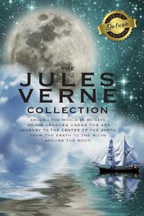 Cover Art for 9781774762288, The Jules Verne Collection (5 Books in 1) Around the World in 80 Days, 20,000 Leagues Under the Sea, Journey to the Center of the Earth, From the ... Around the Moon (Deluxe Library Binding) by Jules Verne