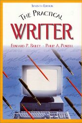 Cover Art for 9780155055094, The Practical Writer by Edward P. Bailey Jr