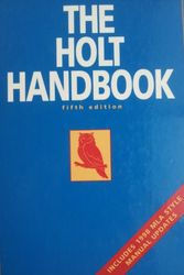 Cover Art for 9780155079045, The Holt Handbook by Laurie G. Kirzner, Stephen R. Mandell