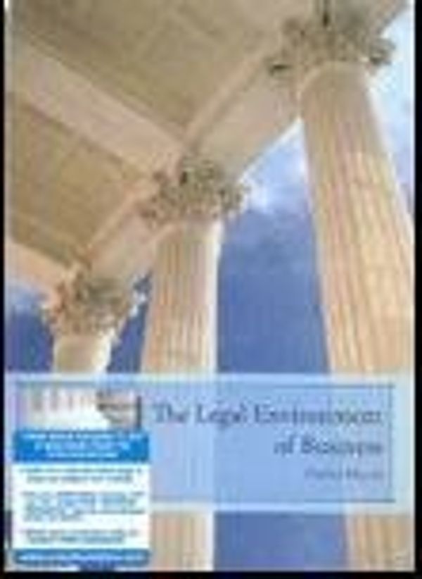 Cover Art for 9780324830552, Title: LEGAL ENVIRONMENT OF BUSINESS by Frank B.; Miller, Roger LeRoy Cross