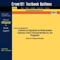 Cover Art for 9781428821132, Outlines & Highlights for Multivariable Calculus by Cram101 Textbook Reviews