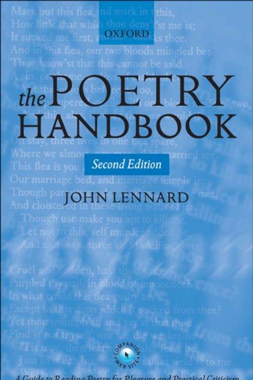 Cover Art for 9780199265381, The Poetry Handbook by John Lennard