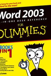 Cover Art for 9780764571411, Word 2003 All-in-One Desk Reference for Dummies by Doug Lowe