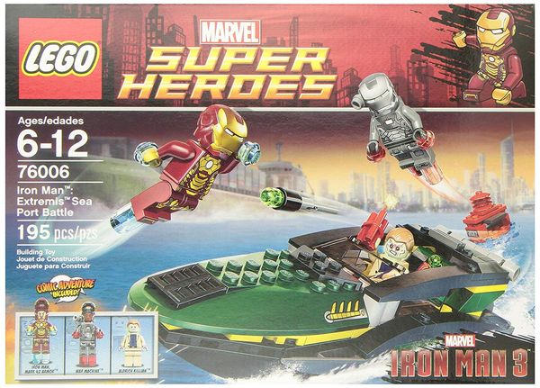 Cover Art for 0673419190442, Iron Man: Extremis Sea Port Battle Set 76006 by 
