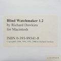Cover Art for 9780393993417, The Blind Watchmaker by Richard Dawkins