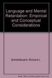 Cover Art for 9780030658655, Language and Mental Retardation by Richard L, etc. Schiefelbusch