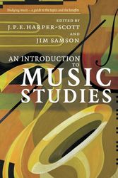 Cover Art for 9780521603805, An Introduction to Music Studies by J. P. E. Harper-Scott, Jim Samson
