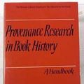 Cover Art for 9780712303187, Provenance Research in Book History by David Pearson